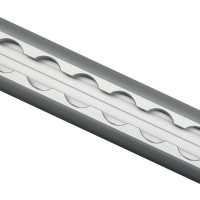 Airlineschiene, Halbrundprofil flach, eloxiert, Länge 3 m Airlineschiene, Halbrundprofil flach, eloxiert, Länge 3 m