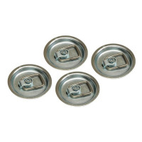 Zurrpunkt / Zurröse, versenkbar, 500 daN, Stahl, 4er Set Zurrpunkt / Zurröse, versenkbar, 500 daN, Stahl, 4er Set