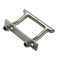 Zurrbügel, 160° abgewinkelt, mit Platte und M 10 Muttern, verzinkt, LC 2000 daN, 6er Set Zurrbügel, 160° abgewinkelt, mit Platte und M 10 Muttern, verzinkt, LC 2000 daN, 6er Set