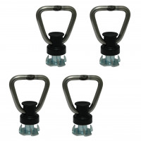 Einschraubfitting Zurrpunkt M8 Gewinde inkl. Einschlagmutter LC 500 daN - 4 Stück Einschraubfitting Zurrpunkt M8 Gewinde inkl. Einschlagmutter LC 500 daN - 4 Stück