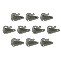 Planenhaken zum Anschrauben, kleine Ausführung, feuerverzinkt - 10 Stück Planenhaken zum Anschrauben, kleine Ausführung, feuerverzinkt - 10 Stück