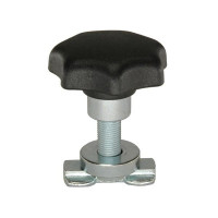Schraubfitting M10 mit Sterngriff für Airlineschienen, 7-14 mm Schraubfitting M10 mit Sterngriff für Airlineschienen, 7-14 mm
