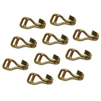 Spitzhakenschnalle für 50 mm Gurtband, LC 2500 daN, Bruchkraft 5000 daN im 10er Set Spitzhakenschnalle für 50 mm Gurtband, LC 2500 daN, Bruchkraft 5000 daN im 10er Set