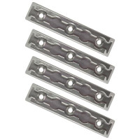 Zurrplatte, eckig, 5 Haltepunkte, 4er Set Zurrplatte, eckig, 5 Haltepunkte, 4er Set