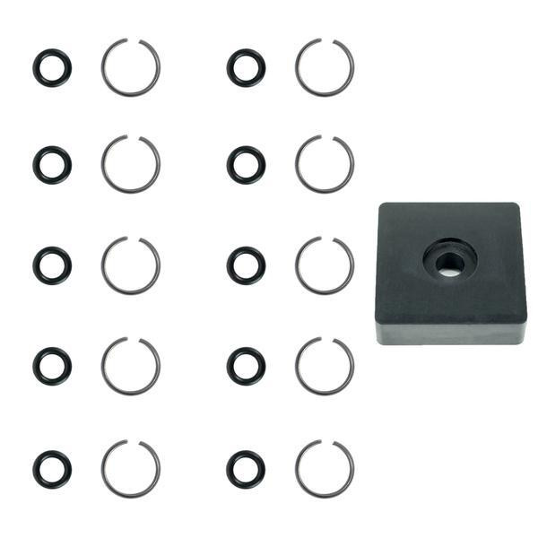 Schlagschrauber 3/8 Zoll O-Ring Reparaturset - 10 Sets mit Montage Werkzeug