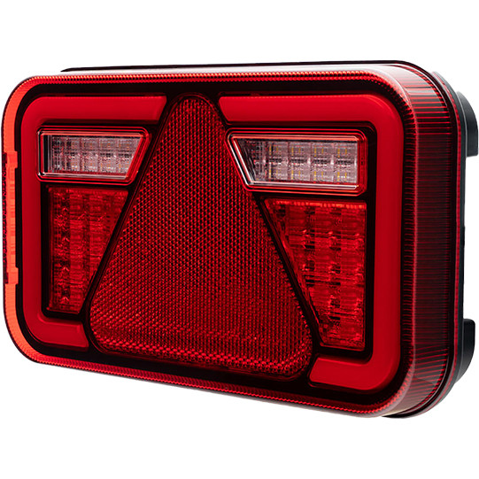 ASPÖCK MultiLED IV, 12/24 V, links, 8-pol. Bajonett, NSL + RFS - 34-8941-047
