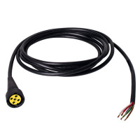 ASPÖCK Anschlussleitung, 5-pol. Bajonett, links, 3,00 m, open end - 66-1544-067 ASPÖCK Anschlussleitung, 5-pol. Bajonett, links, 3,00 m, open end - 66-1544-067