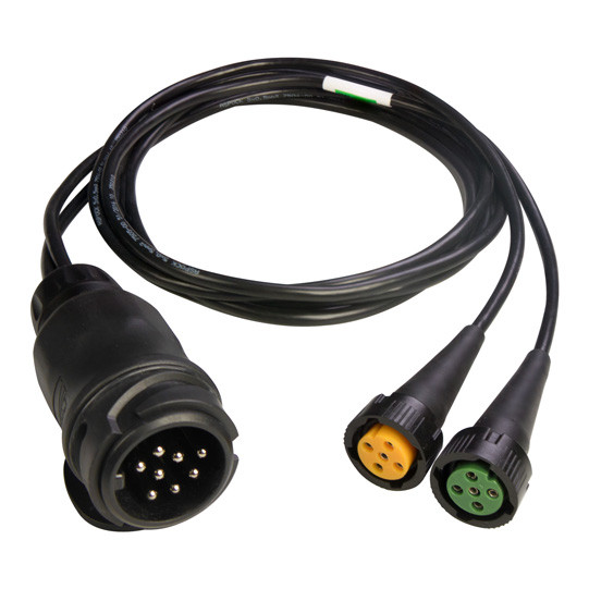 ASPÖCK Versorgungskabel, 13-pol. Stecker,2 x 5-pol.Bajonett,6100mm - 58-2008-077