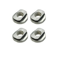 4 x Zurrschienenmutter M8 mit O-Ring, Edelstahl, Schraubfitting f. Airlineschienen 4 x Zurrschienenmutter M8 mit O-Ring, Edelstahl, Schraubfitting f. Airlineschienen