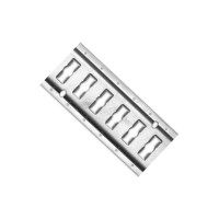 Kombi-Zurrschiene, Stahl verzinkt, 30 cm, 6 Zurrpunkte Kombi-Zurrschiene, Stahl verzinkt, 30 cm, 6 Zurrpunkte