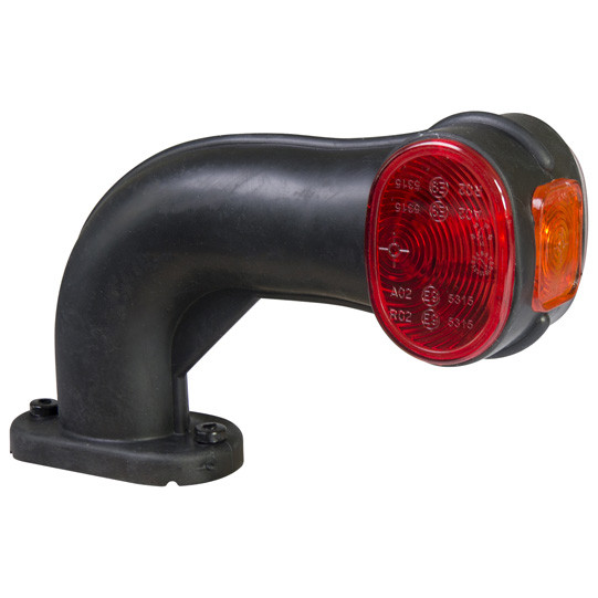 ASPÖCK Superpoint II, 12 V, rechts, rt/ws/ge, 1,00 m, DC, Earpoint - 31-3809-017