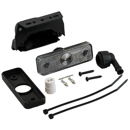 ASPÖCK Flatpoint I LED, 24 V, weiß, ohne Kabel, 90° Winkel (Z) - 21-6600-004