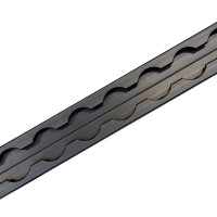 Airlineschiene, Vierkantprofil 28 mm schmal, schwarz eloxiert, Länge 1,5 m Airlineschiene, Vierkantprofil 28 mm schmal, schwarz eloxiert, Länge 1,5 m