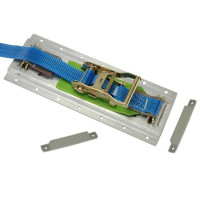 Gasflaschenhalter, 35 cm Länge, Kombi-Ankerschiene Aluminium eloxiert Gasflaschenhalter, 35 cm Länge, Kombi-Ankerschiene Aluminium eloxiert