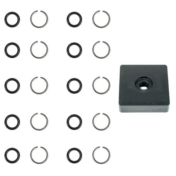 Schlagschrauber 1/2 Zoll O-Ring Reparaturkit - 10 Sets mit Montage Werkzeug