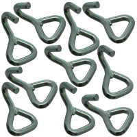 Spitzhaken für 35 mm Gurtband, LC 1500 daN, Bruchkraft 3000 daN im 10er Set Spitzhaken für 35 mm Gurtband, LC 1500 daN, Bruchkraft 3000 daN im 10er Set