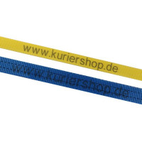 Umreifungsgurt, 35 mm, 6 m, 2000 daN, Ratsche, mit individuellen Aufdruck - 35 Stück Umreifungsgurt, 35 mm, 6 m, 2000 daN, Ratsche, mit individuellen Aufdruck - 35 Stück