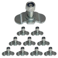 Schraubfitting plus für Airlineschienen, M8 x 20 mm, BS 1000 daN, 10er Set Schraubfitting plus für Airlineschienen, M8 x 20 mm, BS 1000 daN, 10er Set