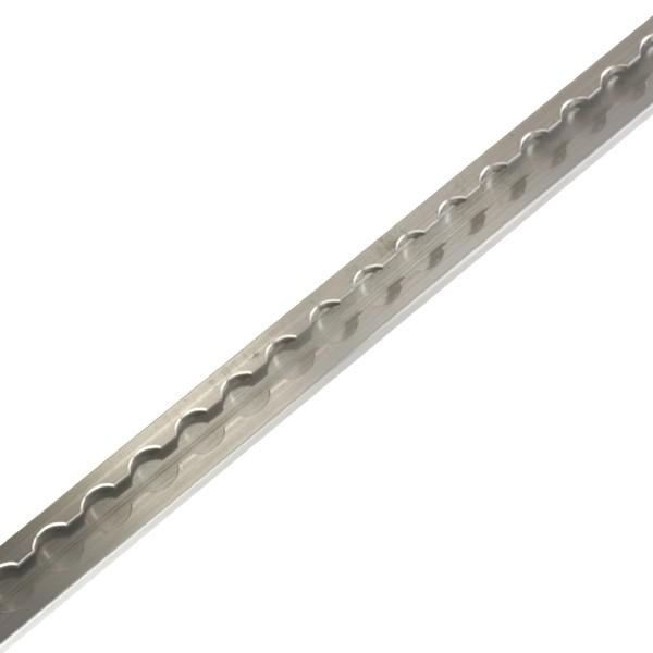 Airlineschiene, Vierkantprofil Slim 25 mm, pressblank, Länge 3 m