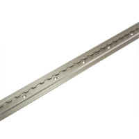 Airlineschiene, Flachprofil, eloxiert, Länge 3 m, vorgebohrt Airlineschiene, Flachprofil, eloxiert, Länge 3 m, vorgebohrt