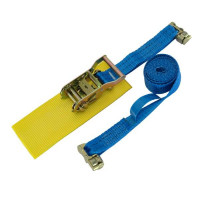 Spanngurt / Zurrgurt, LC 1000/2000 daN, 2 m, 35 mm, 2-teilig, Doppelendbeschlag + Schutz Spanngurt / Zurrgurt, LC 1000/2000 daN, 2 m, 35 mm, 2-teilig, Doppelendbeschlag + Schutz