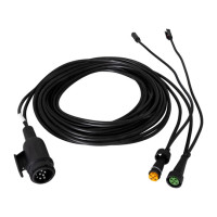 ASPÖCK Verteilerkabel, 12 V, 8,50 m, 13-pol. Stecker, 2x 5-pol. Baj. - 58-2019-077 ASPÖCK Verteilerkabel, 12 V, 8,50 m, 13-pol. Stecker, 2x 5-pol. Baj. - 58-2019-077