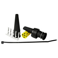 ASPÖCK Verbinderset 5-pol. Bajonett, Buchse, gelb, 12 V - 13-0521-044 ASPÖCK Verbinderset 5-pol. Bajonett, Buchse, gelb, 12 V - 13-0521-044