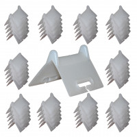 Kantenschutzwinkel, weiß, 100er Set, einfache Ausführung Kantenschutzwinkel, weiß, 100er Set, einfache Ausführung