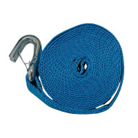 Spanngurt für Doppelratsche, Losende LC 2500/5000 daN, 5,5 m, 50 mm, mit Doppelspitzhaken Spanngurt für Doppelratsche, Losende LC 2500/5000 daN, 5,5 m, 50 mm, mit Doppelspitzhaken