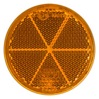 ASPÖCK Rückstrahler, rund, Ø 60 mm, gelb, selbstklebend - 15-5412-017 ASPÖCK Rückstrahler, rund, Ø 60 mm, gelb, selbstklebend - 15-5412-017