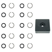 Schlagschrauber 1/2 Zoll O-Ring Reparaturkit - 10 Sets mit Montage Werkzeug Schlagschrauber 1/2 Zoll O-Ring Reparaturkit - 10 Sets mit Montage Werkzeug