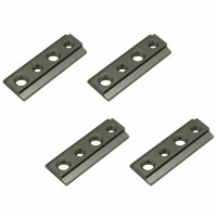 Nutenstein Edelstahl V2A mit M6 + M8 Gewinde für Airlineschienen, 4er Set Nutenstein Edelstahl V2A mit M6 + M8 Gewinde für Airlineschienen, 4er Set