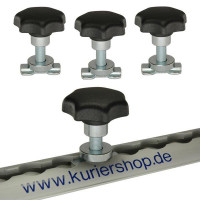 Schraubfitting M10 mit Sterngriff für Airlineschienen, 7-14 mm, 4er Set Schraubfitting M10 mit Sterngriff für Airlineschienen, 7-14 mm, 4er Set